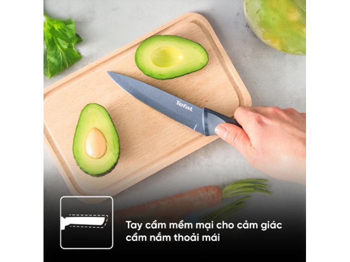 Dao làm bếp phủ Titanium Tefal Fresh Kitchen K1220205