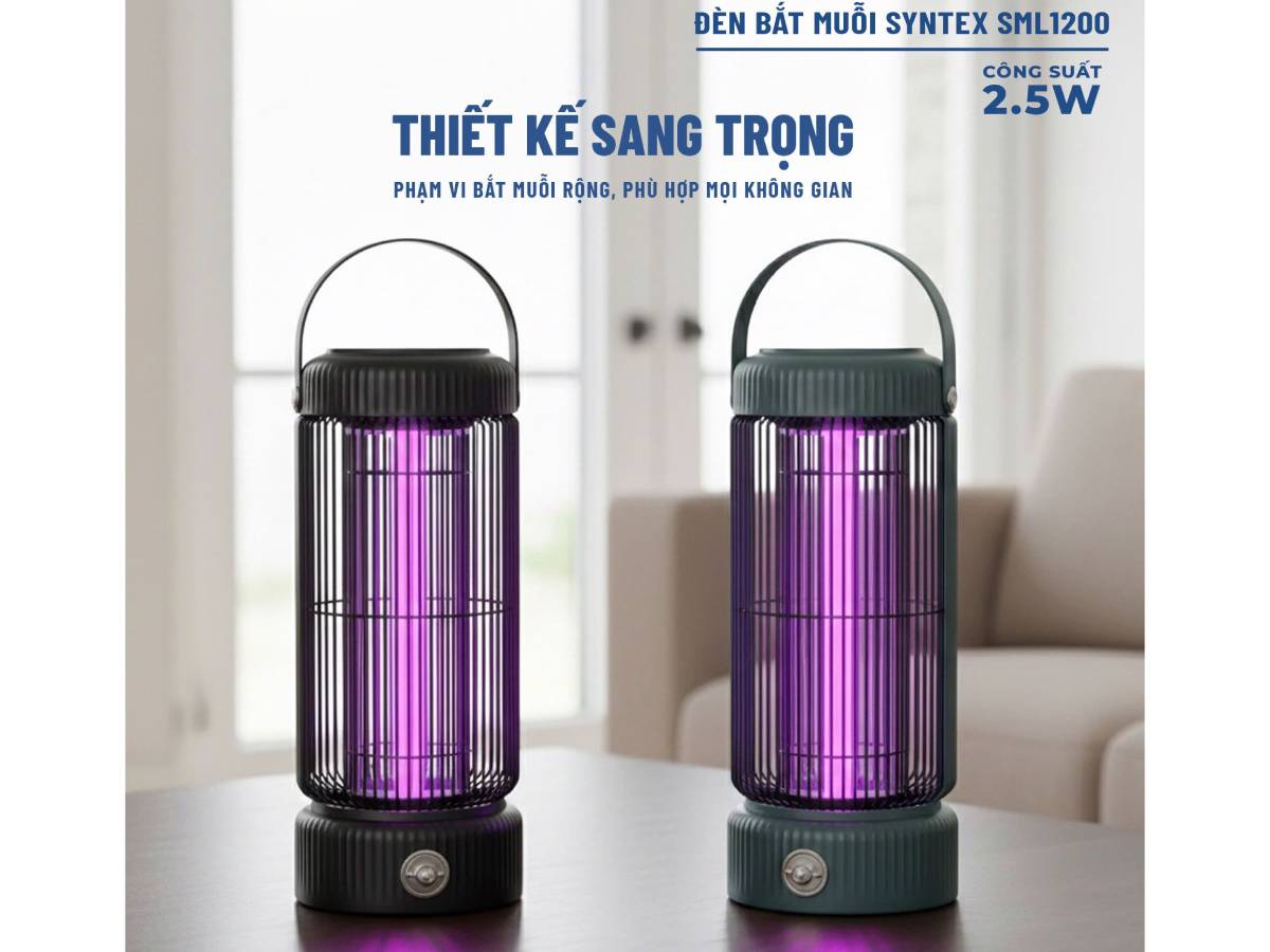  Đèn bắt muỗi Syntex SML1200