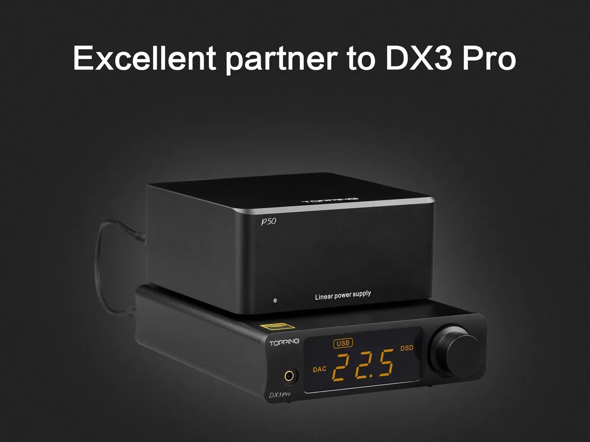 Nguồn ổn áp tuyến tính Topping P50 15V1A