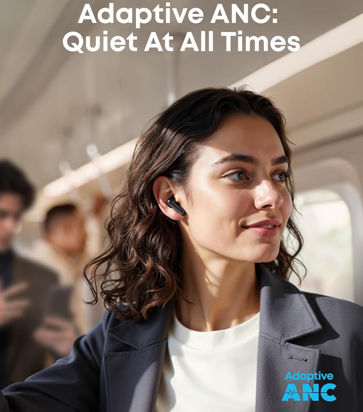 Chống ồn chủ động thích ứng – Tận hưởng không gian yên tĩnh riêng Tai nghe Bluetooth Anker Soundcore P41i