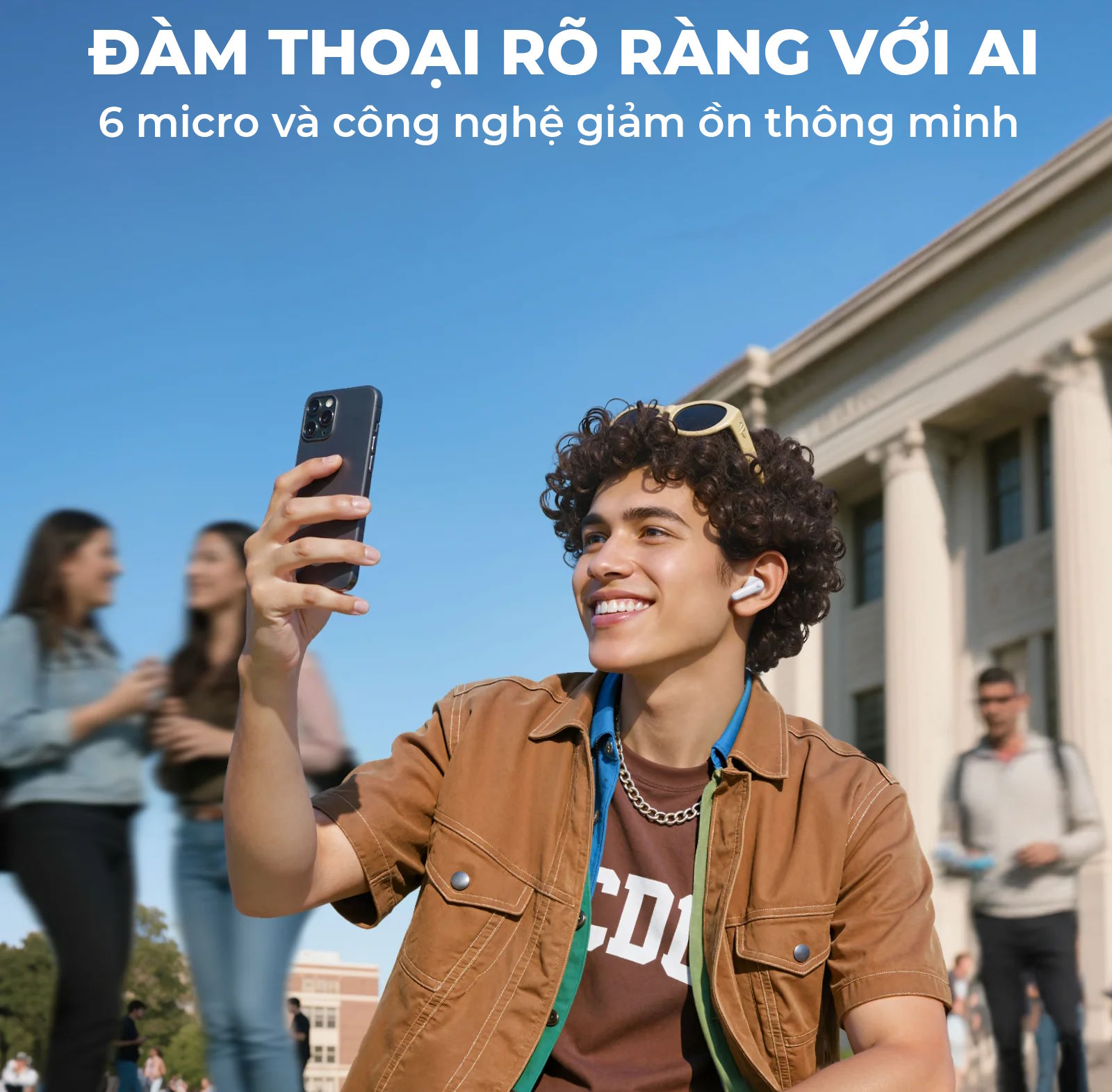 Tai nghe bluetooth khử ồn soundcore