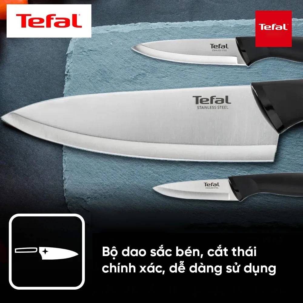 Bộ dao làm bếp Tefal Comfort K221S475
