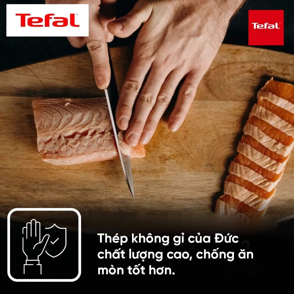 Bộ dao làm bếp 4 món Tefal Comfort K221S475