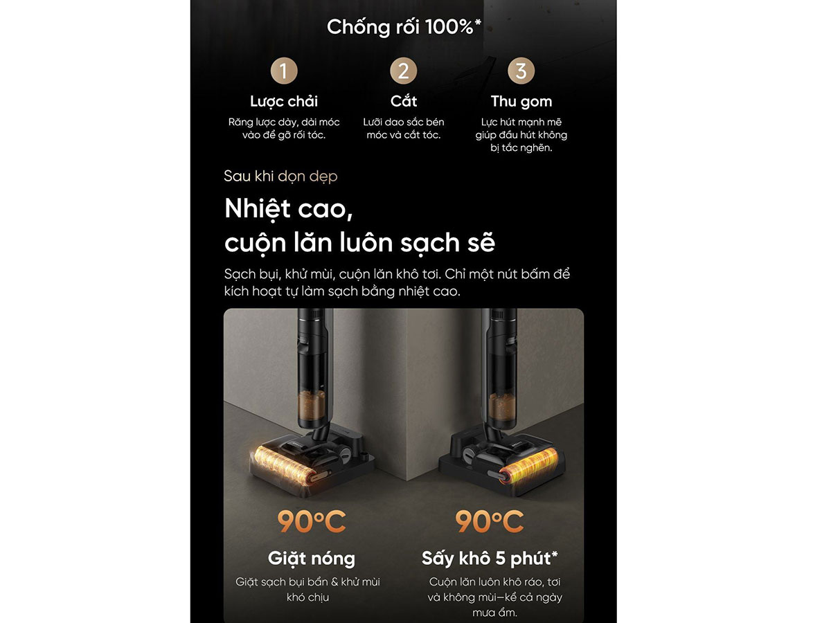 Máy hút bụi khô và ướt Dreame  