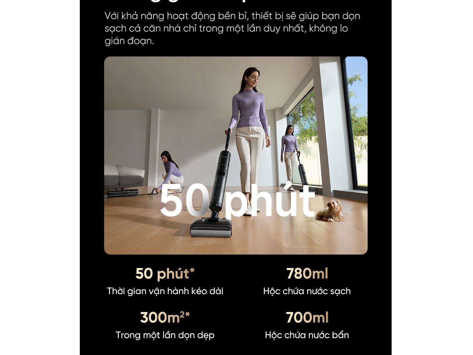 Máy hút bụi không dây  