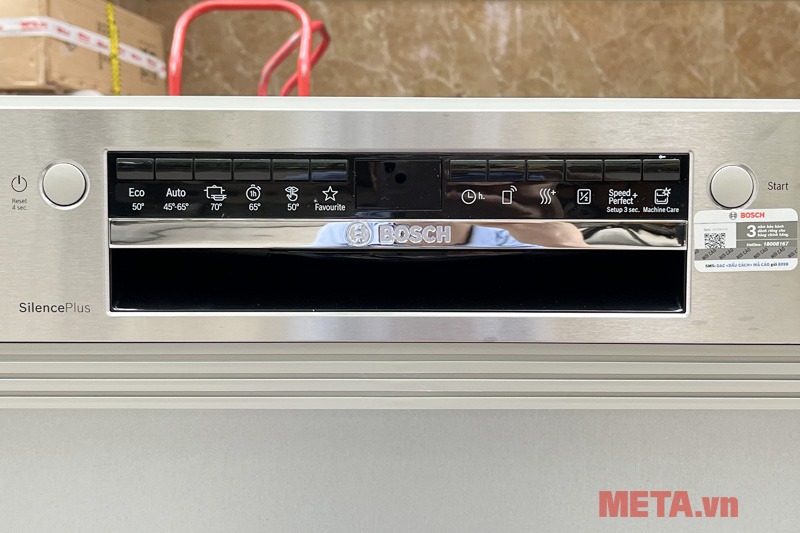 Máy rửa bát 14 bộ Bosch SMI4HCS48E Serie 4