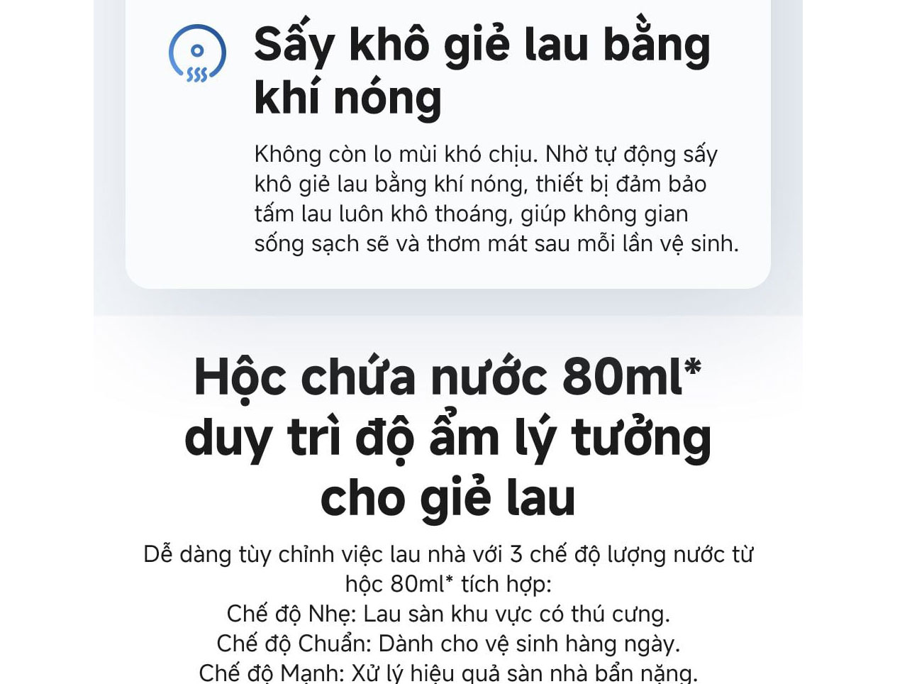 Mova E40 Ultra sấy khô giẻ bằng khí nóng Mova E40 Ultra