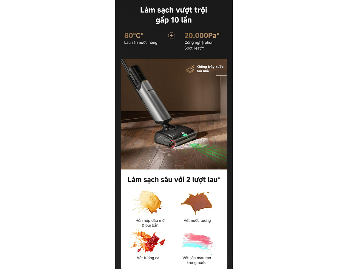 Máy hút bụi lau nhà Dreame 