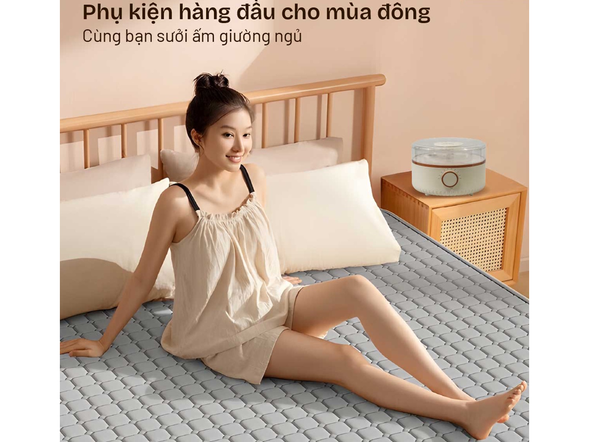 Chăn điện sưởi ấm bằng nước nóng Fujihome HB1820M