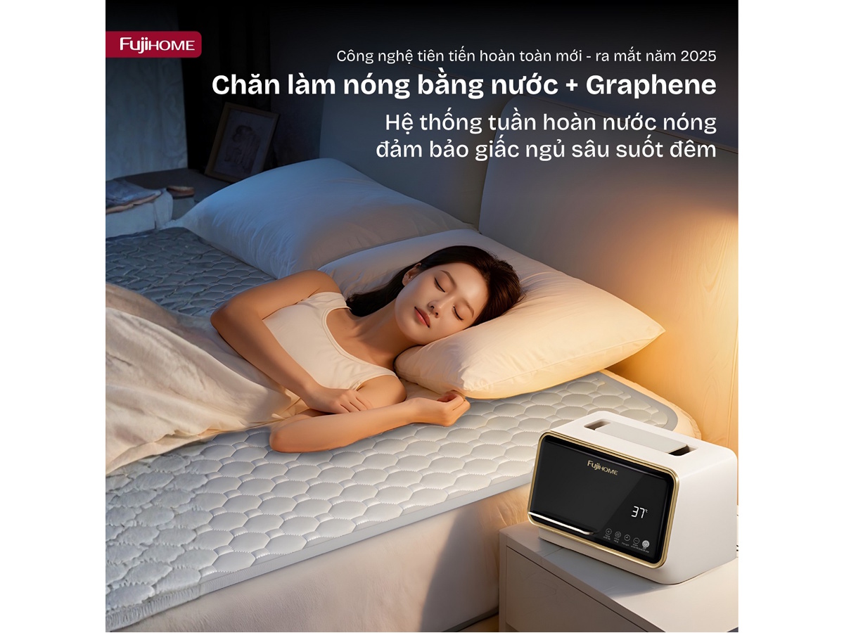 Chăn điện sưởi ấm bằng nước nóng  