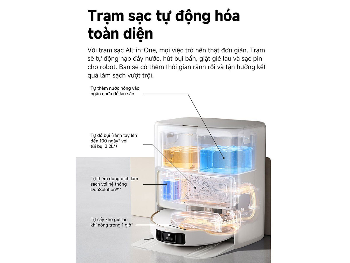 Robot hút bụi lau sàn  