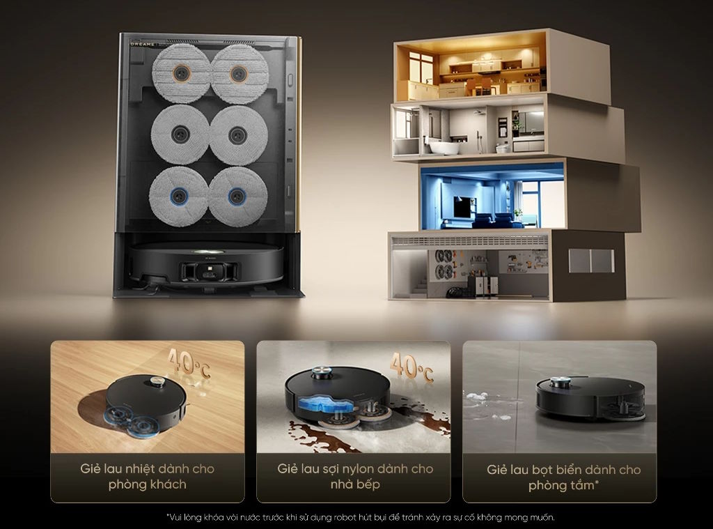 Robot hút bụi lau sàn chuyên dụng Dreame Matrix10 Ultra