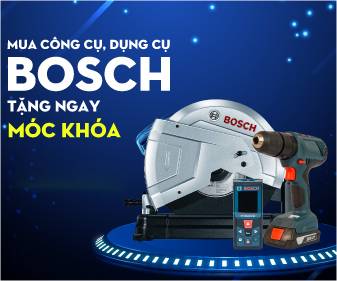 Tặng móc khóa khi mua công cụ dụng cụ Bosch
