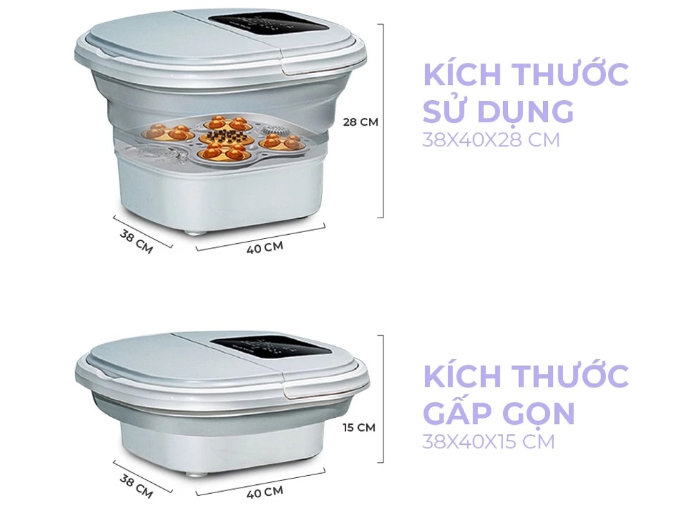 Bồn ngâm chân Vispo VP-NC21