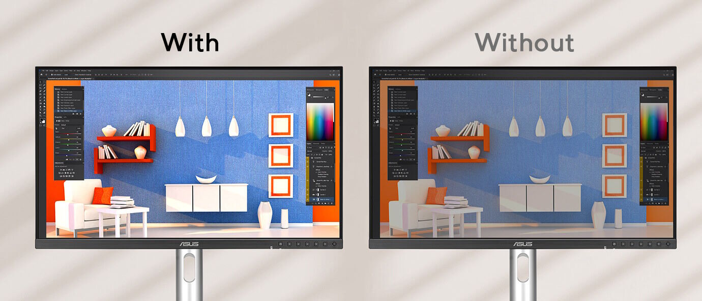 Bảo vệ mắt hiệu quả khi làm việc lâu dài Màn hình máy tính Asus