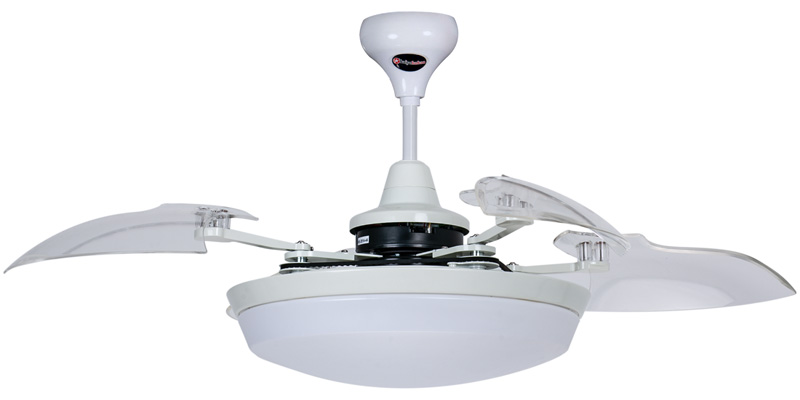 Quạt trần Kaiyo TOYA-214 kết hợp giữa quạt mát vào đèn led Quạt trần