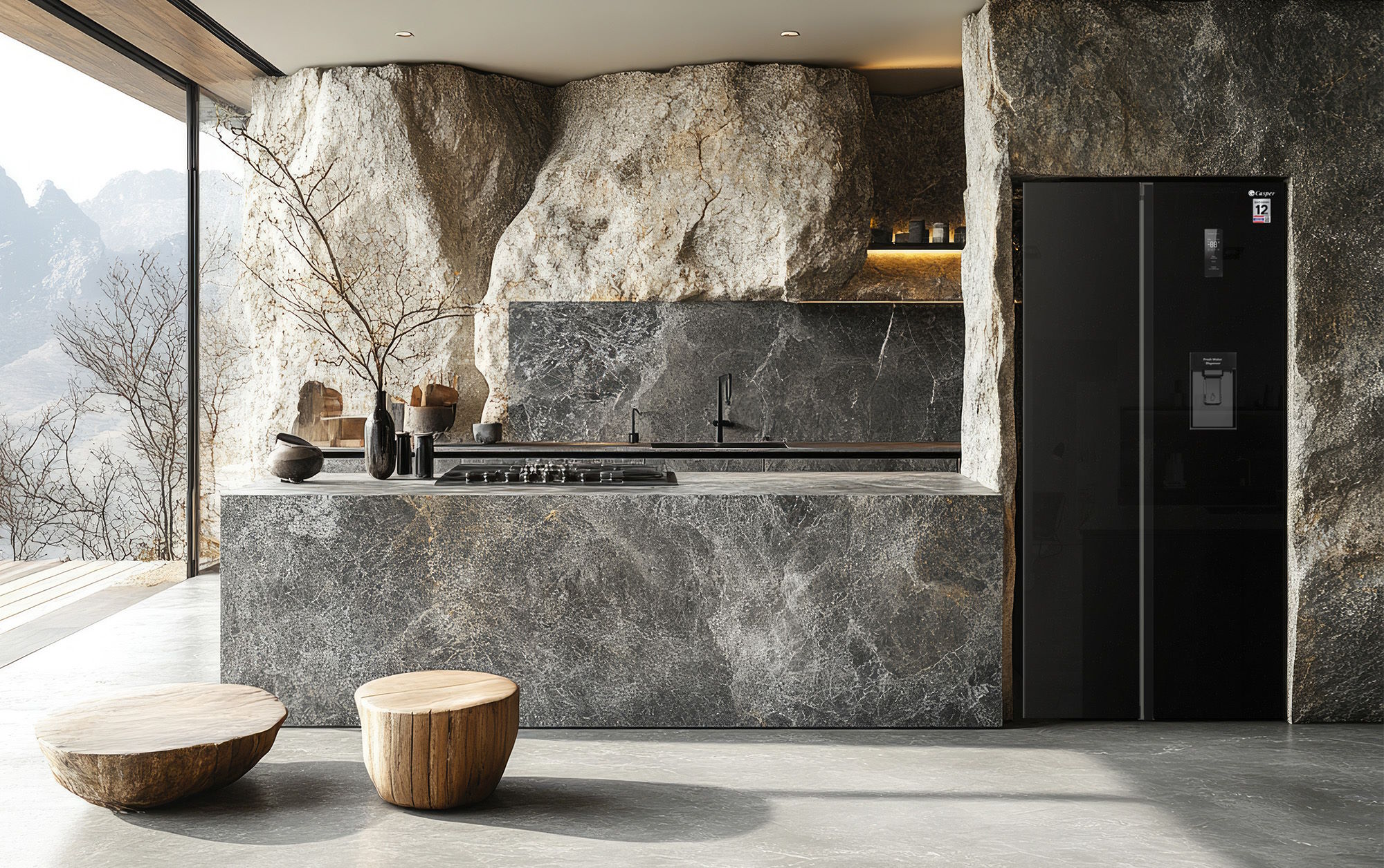 Tủ lạnh Casper Inverter 460 lít RS-D462SBS