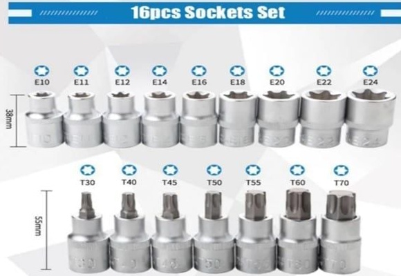 Bộ đầu vặn vít 1/2 inch Workpro WP202596