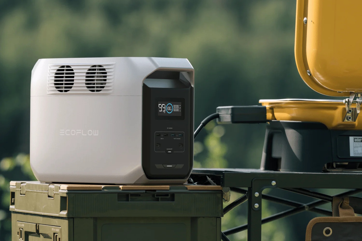 Bộ cung cấp nguồn liên tục EcoFlow có khả năng sạc nhanh vượt trội Bộ cung cấp nguồn liên tục EcoFlow