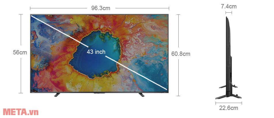 Smart Tivi Toshiba 4K 43 inch 43M450NP