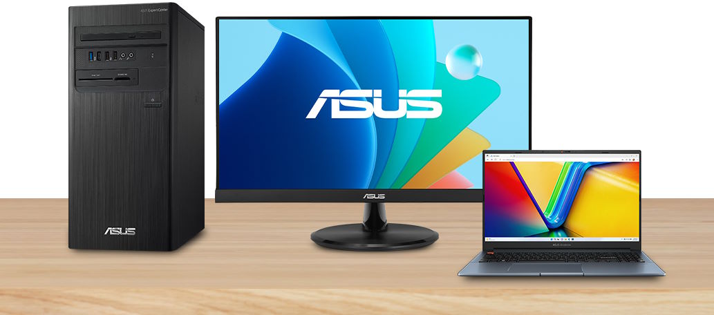 Kết nối linh hoạt, thân thiện với môi trường Màn hình máy tính ASUS