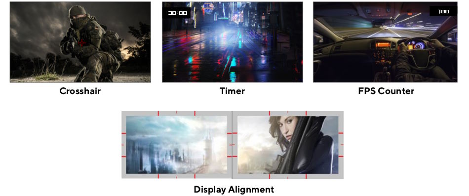 Công nghệ GamePlus – Hỗ trợ tối ưu cho game thủ Màn hình máy tính Asus