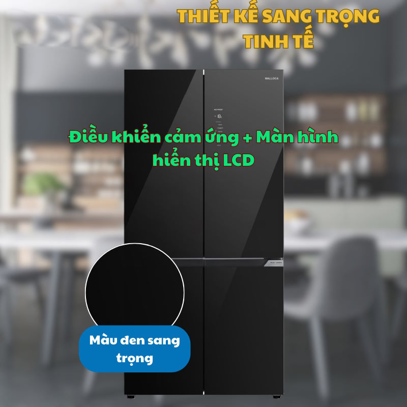 Thiết kế Kitchen-Fit – Đỉnh cao tối ưu không gian bếp hiện đại Tủ lạnh Kitchen-Fit MF428SBI