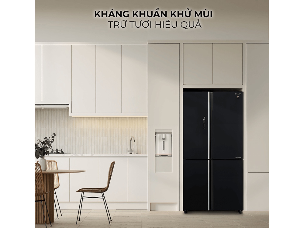 Sharp SJ-FXP510VG-BK khử khuẩn và khử mùi hiệu quả Sharp SJ-FXP510VG-BK