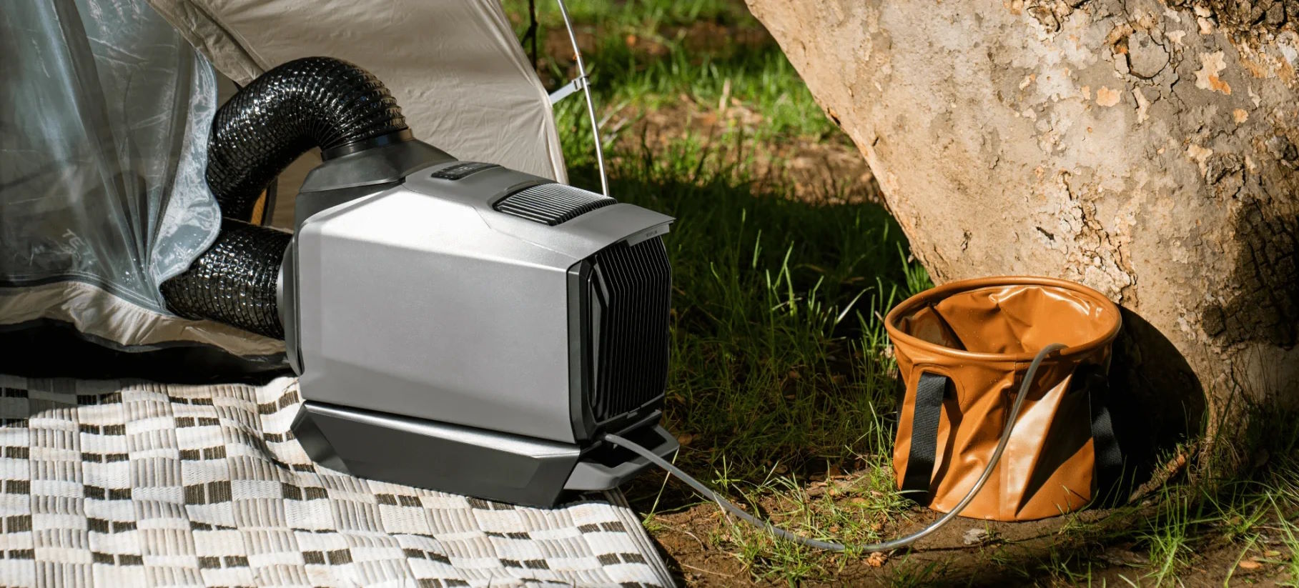 Thiết kế di động, bền bỉ và dễ sử dụng Điều hòa di động dùng pin EcoFlow