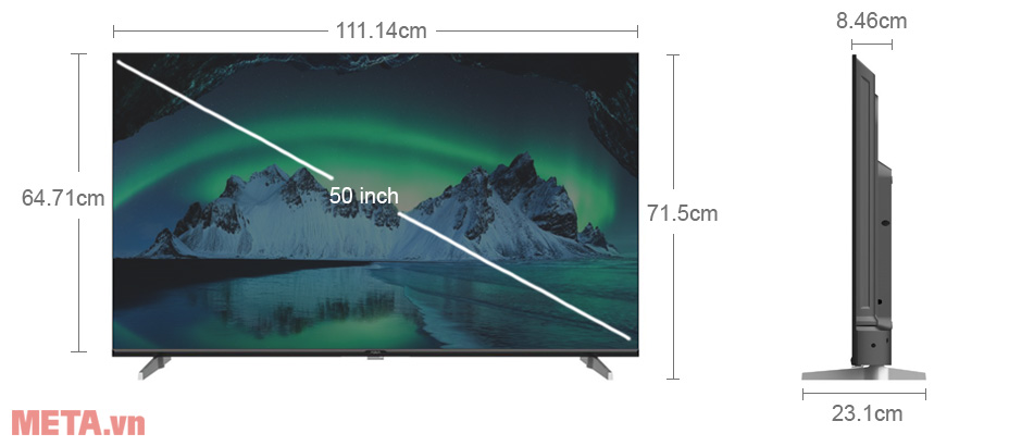 Tivi Aqua 50 inch AQT50K800UG