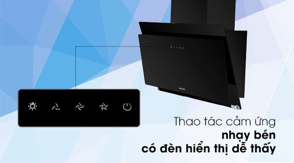 Máy hút khói khử mùi Malloca MC 7086HS