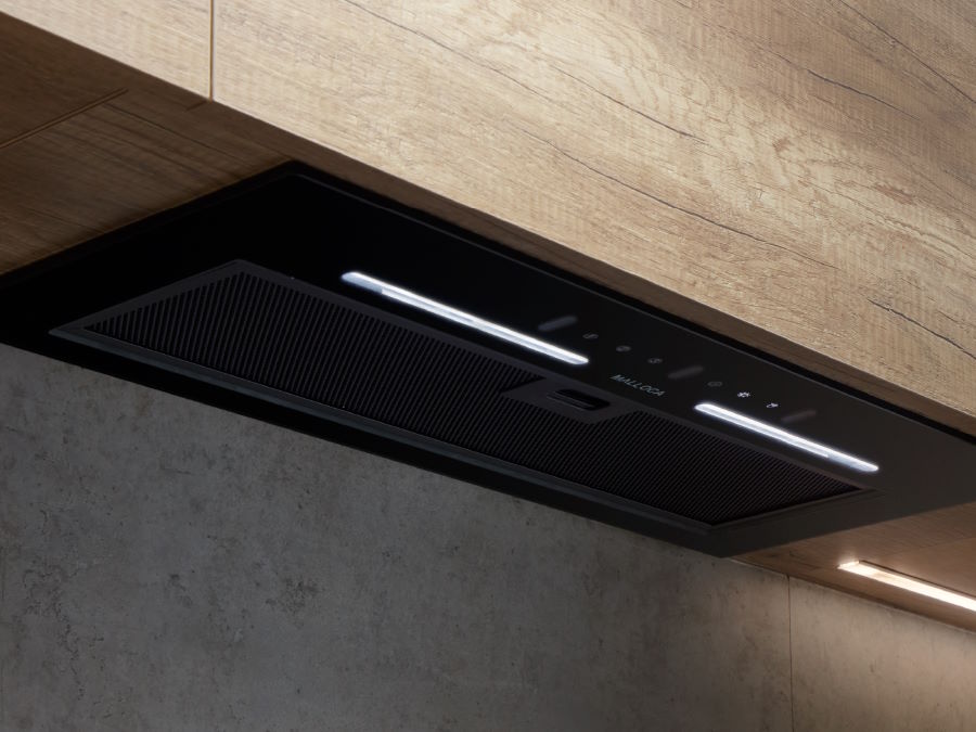 Thiết kế âm tủ hiện đại, tối ưu diện tích Máy hút khói khử mùi âm tủ MH 600GT