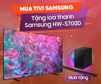 Tặng loa thanh Samsung HW-S700D khi mua tivi Samsung