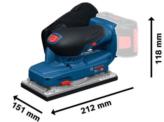 Máy chà nhám rung thiết kế nhỏ gọn Máy chà nhám rung