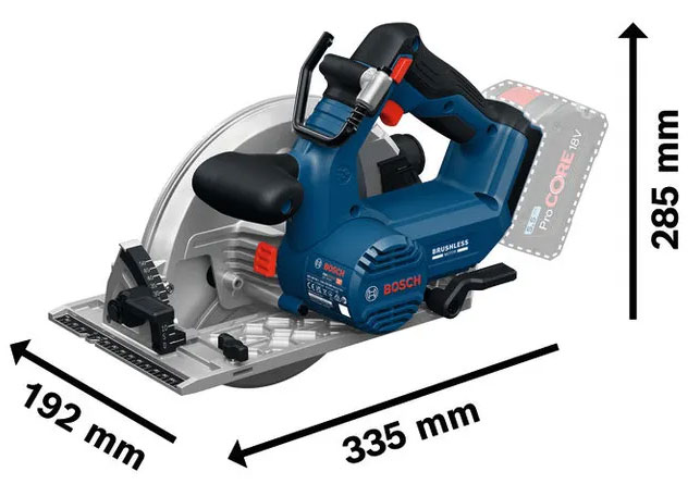 Máy cưa đĩa chạy pin Bosch GKS 18V-68-2 Solo 06016D00C0 
