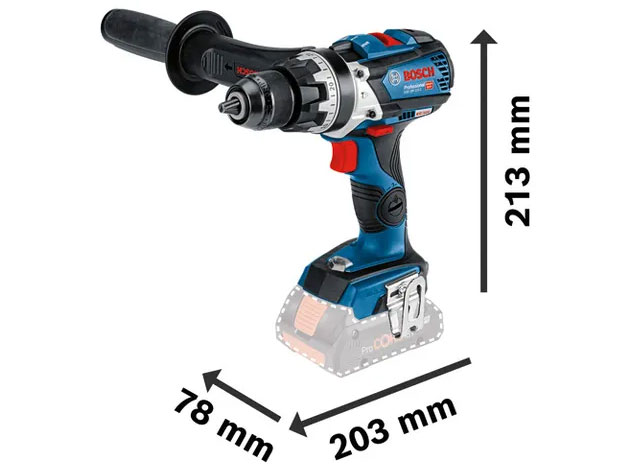 Máy khoan vặn vít dùng pin Bosch GSB 18V-110C Solo 06019G030A