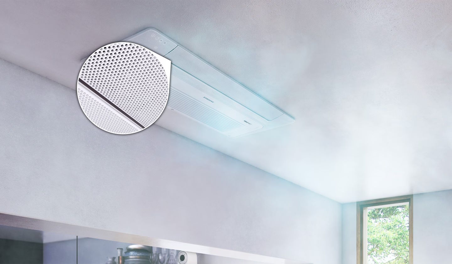 Điều hòa âm trần Samsung Inverter WindFree 1 chiều 9.000 BTU AC026FE1DKF/EA - AC026FCADKF/EA