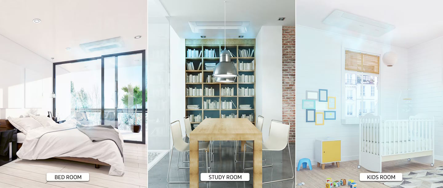 Điều hòa âm trần Samsung Inverter WindFree 9.000 BTU AC026FE1DKF/EA - AC026FCADKF/EA