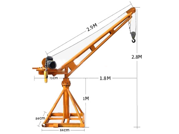 Khung cẩu xoay 360 độ 