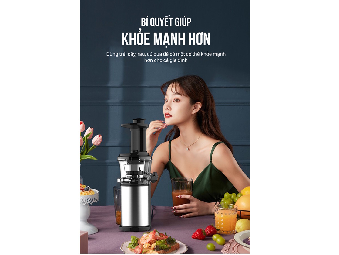 Máy ép chậm đa năng Roler RS-4415 Máy ép chậm đa năng Roler RS-4415