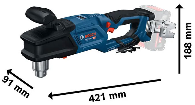 Máy khoan góc dùng pin Bosch GRD 18V-127 Solo 06019N5080