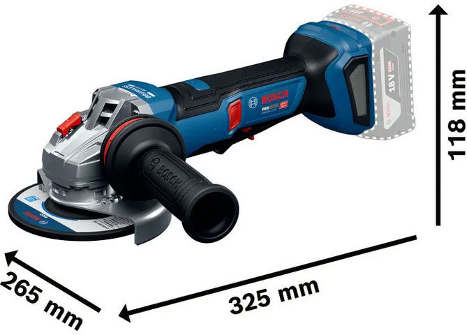 Máy mài góc dùng pin Bosch GWS 18V-11PS Solo 06019N43K2 Máy mài góc dùng pin Bosch GWS 18V-11PS Solo 06019N43K2