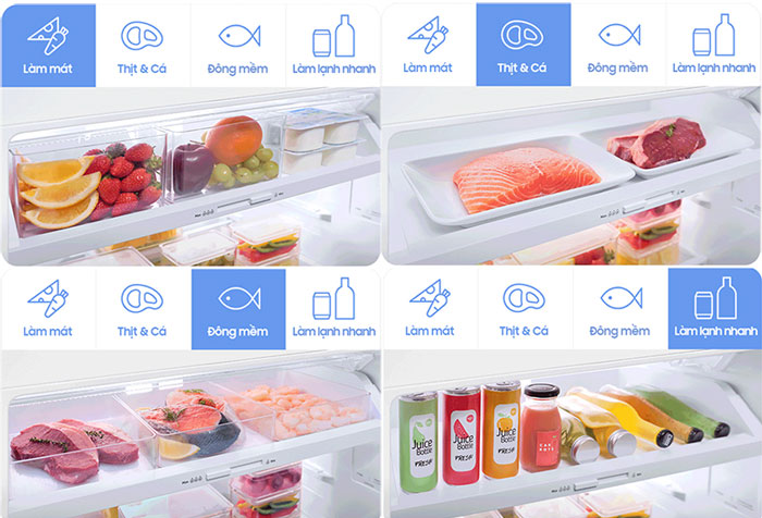 Samsung RT31CB56248ASV có ngăn chuyển đổi linh hoạt
