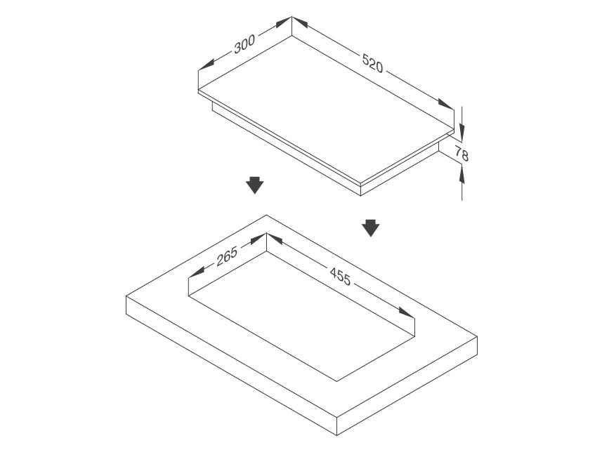 Bếp gas Malloca domino MDG 301