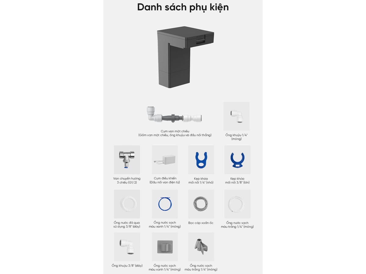 Trọn bộ bộ bơm xả nước 