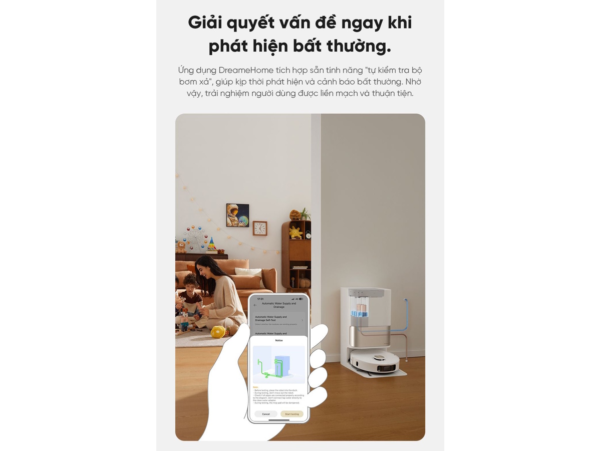 Bộ bơm xả nước cho Dreame L10s Pro Ultra Heat 