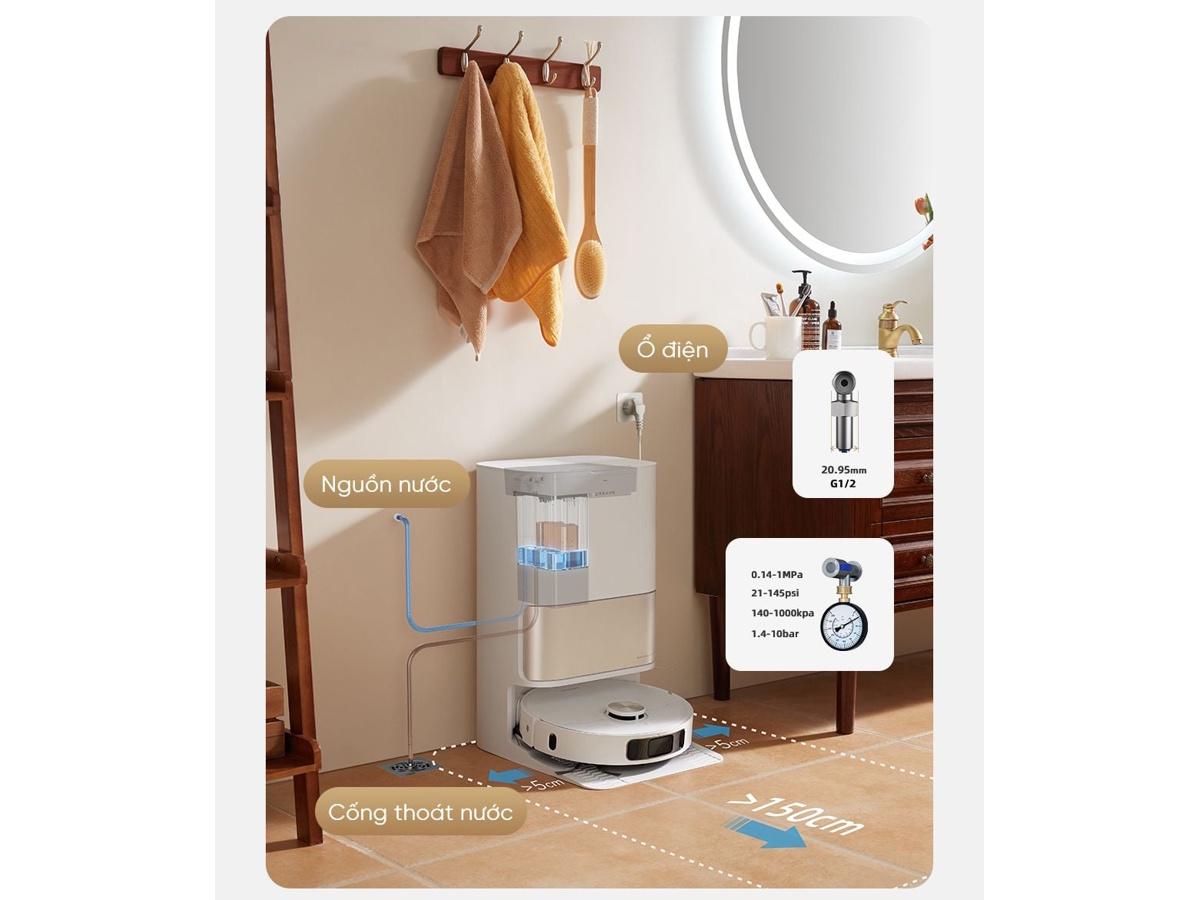 Bộ bơm xả nước cho X40 Ultra