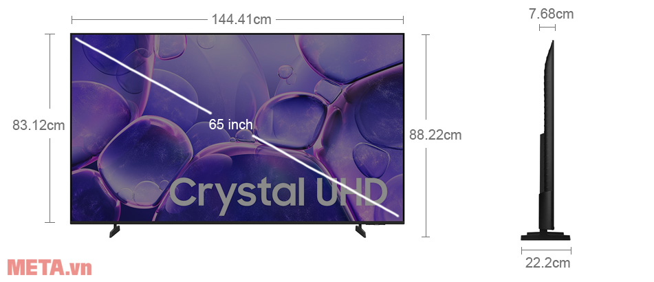 Smart tivi Samsung Crystal UHD 4K 65 inch UA65U8500FKXXV