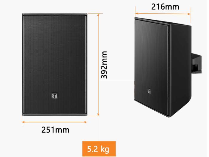 Loa hộp hai đường tiếng TOA F-08BT/WT Loa hộp hai đường tiếng TOA F-08BT/WT