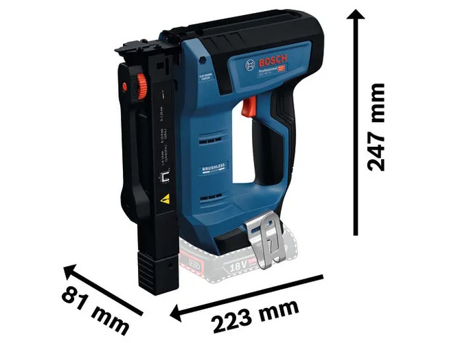 Máy dập gỗ dùng pin Bosch GTH 18V-14 Solo 0601482880